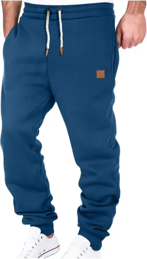Men's Sweatpant Lightweight Drawstring Fashion Casual Joggers for Men Outdoor Sports Athletic Work Pants