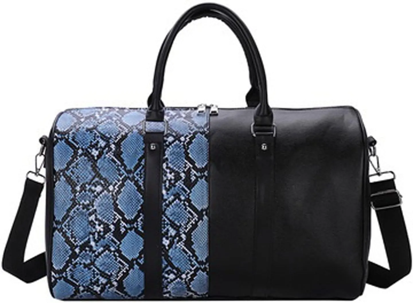 Men's Women's Large Capacity Travel Fashion Leather Waterproof Gym Tote Bag Sports Shoulder Bag Luggage