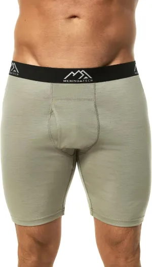 Merino.tech Merino Wool Boxer Briefs Men - Merino Wool Underwear Breathable Dry Fit Comfy Sports Base Layer for Men