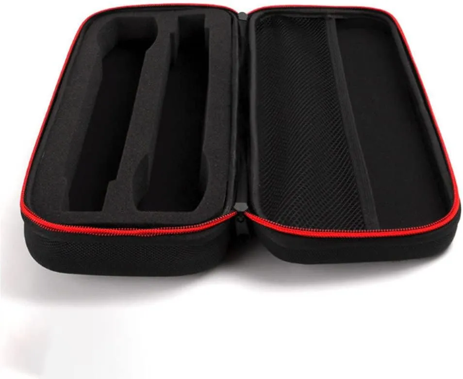 Mic Storage Pouch Two Portable Storage Case EVA Dual Mic Bag Shockproof Case Handheld Hard Carrying Case with Handle Dynamic