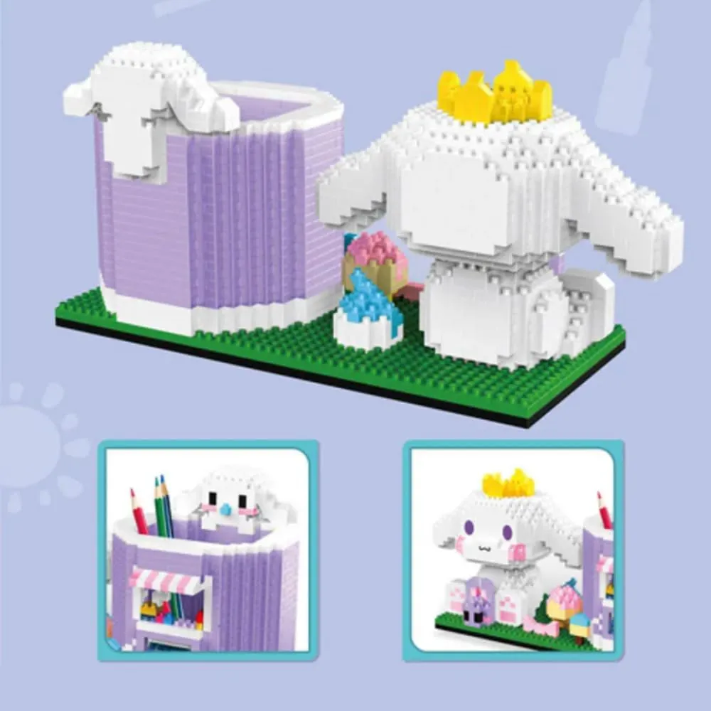 Mini Building Blocks Cinnamoroll Dog Building Toy, Micro Building Kits Cartoon for Kids or Adult Gifts,Anime Mini Blocks Set for Adult Bricks Toys 1588PCS