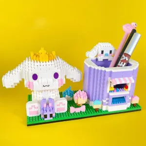 Mini Building Blocks Cinnamoroll Dog Building Toy, Micro Building Kits Cartoon for Kids or Adult Gifts,Anime Mini Blocks Set for Adult Bricks Toys 1588PCS