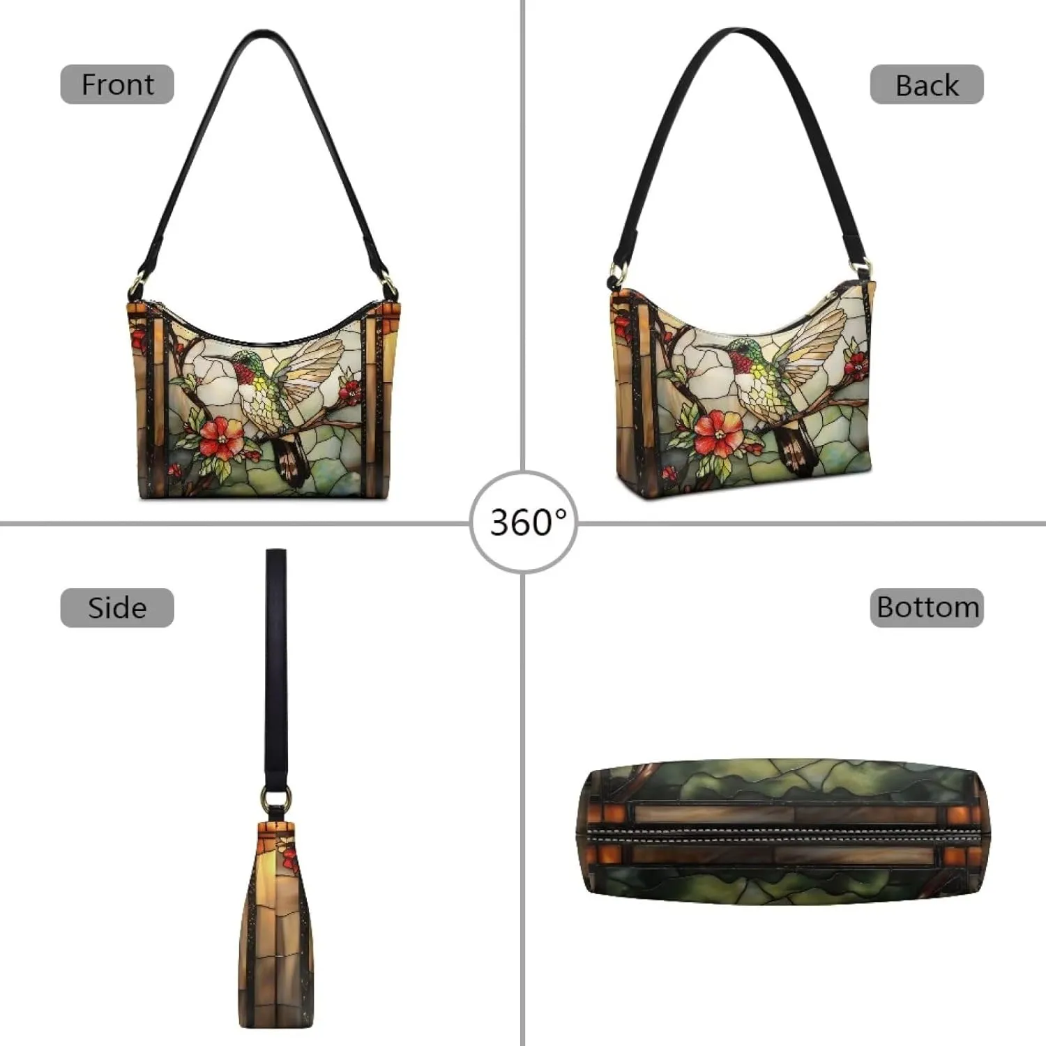 Mini Underarm Crossbody Bag for Women Leather for Dating Travel