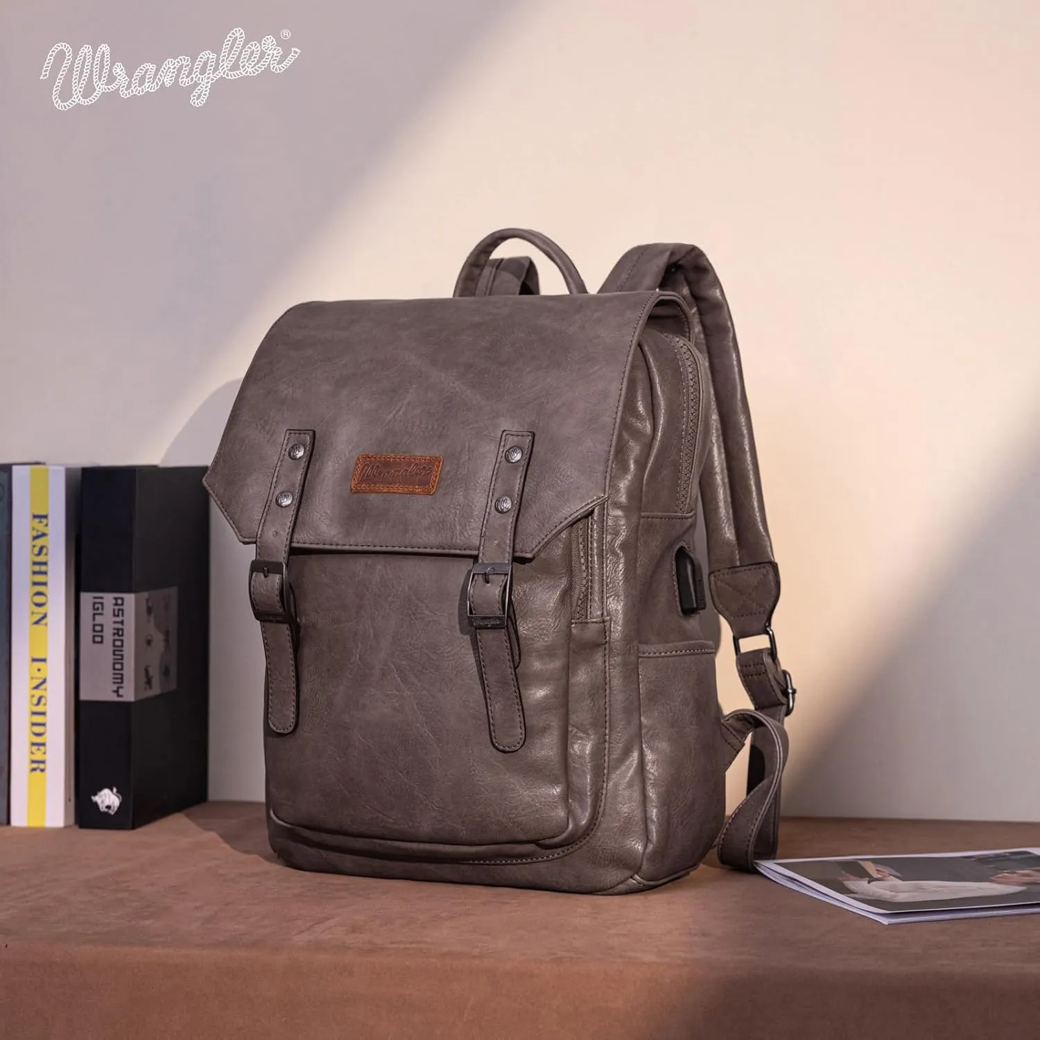 Montana West × Wrangler Backpack for Women Fashion Backpack Purse Laptop Backpack Bookbag