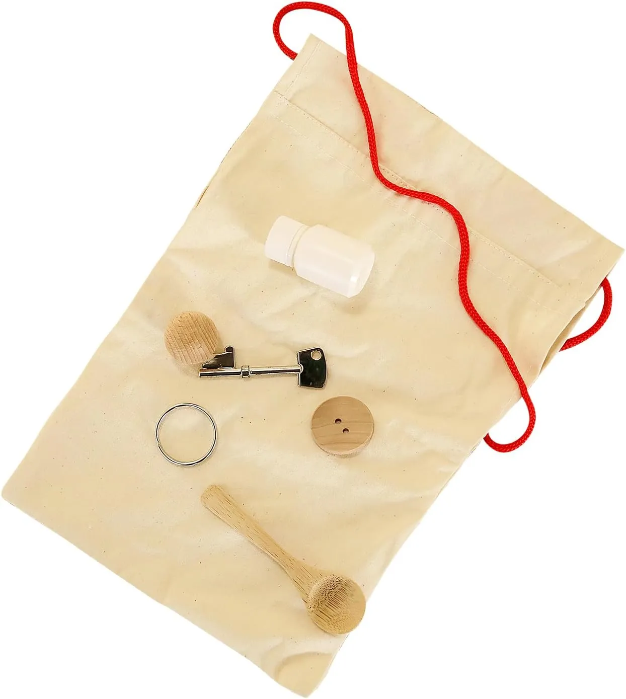 MONTESSORI OUTLET Mystery Bag (Familiar Items) for 3-6 Years Montessori Education at School and Home