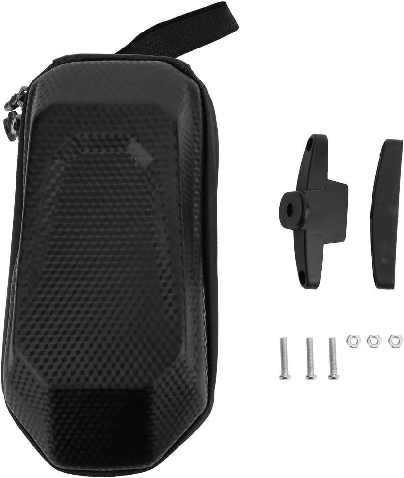 Mountain Bike Carbon Grain Water Prevent Tail Rear Bag Large Capacity Hard Shell Seat Package Cycling Equipment