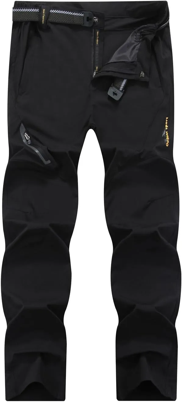 Mr.Stream Men's Sports Fitness Breathable Quick Drying Outdoor Running Stretch Pants