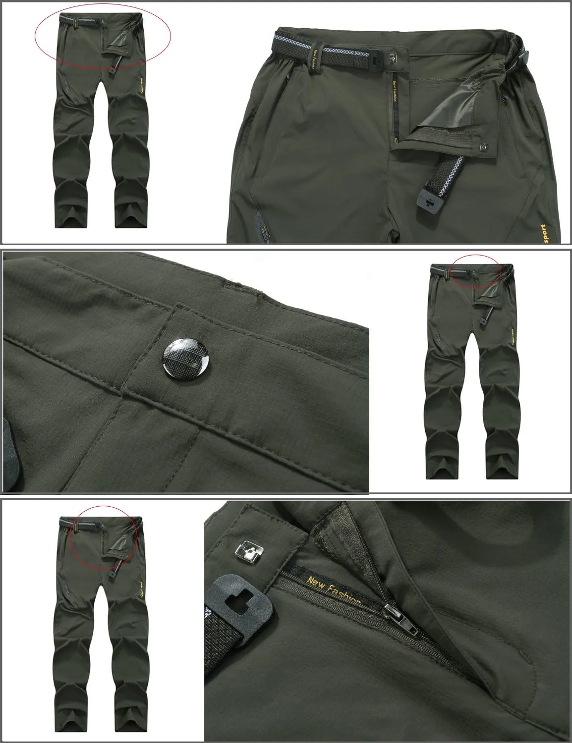Mr.Stream Men's Sports Fitness Breathable Quick Drying Outdoor Running Stretch Pants