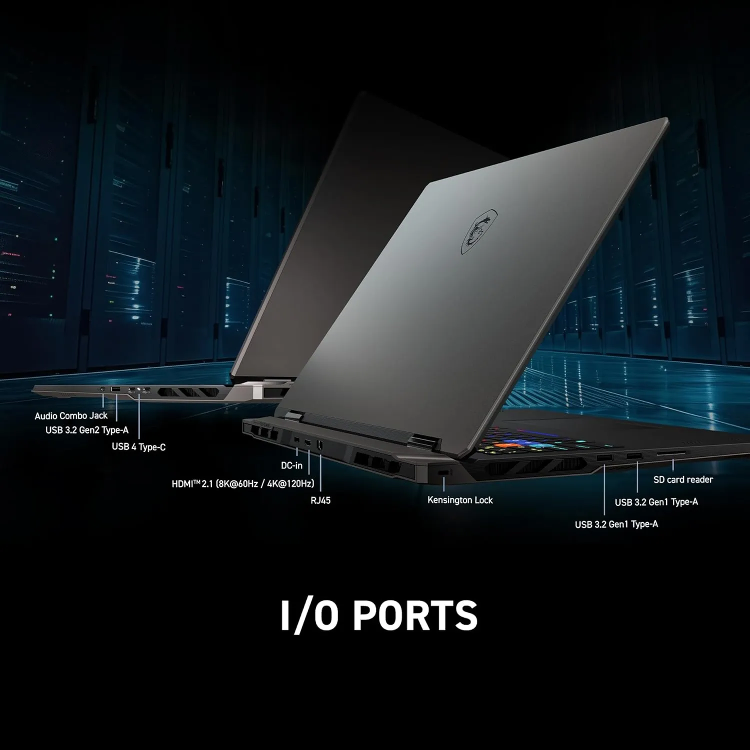 MSI Vector A18 HX 18” 240Hz QHD  Gaming Laptop: AMD Ryzen 9-9955HX, NVIDIA Geforce RTX 5080, 64GB DDR5, 2TB NVMe SSD, Type C, Wi-Fi 7, Win 11 Pro: Cosmo Gray A9WIG-076US