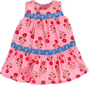 Mud Pie Baby Girls Children's Mixed Print Dress