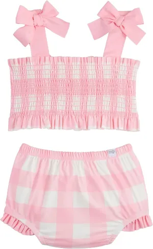 Mud Pie Girls Children's Smocked Bow 2pc
