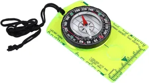 Multifunctional Compass Handheld Compass ith Magnetic Needle and Directional Arrow, Orienting Lines Compass and Lanyard