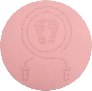 Mute Fitness Mat Slip Jumping Ground Mat for Shockproof and Cushioned Workout Accessory Lightweight Tpe Design for Home Gym and Yoga