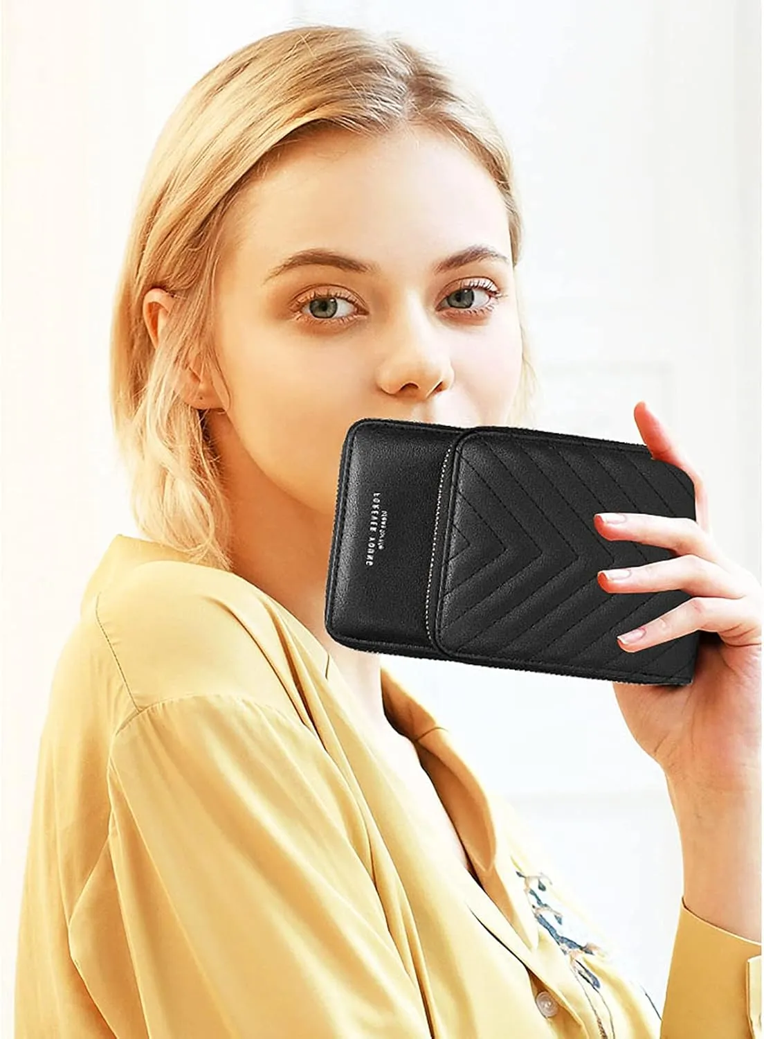 myfriday Small Crossbody Cell Phone Bag for Women, Mini Over Shoulder Handbag Purse with Credit Card Slots