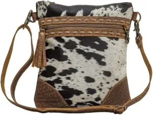 Myra Bag Roger Canvas and Cowhair Crossbody Bag S-6783