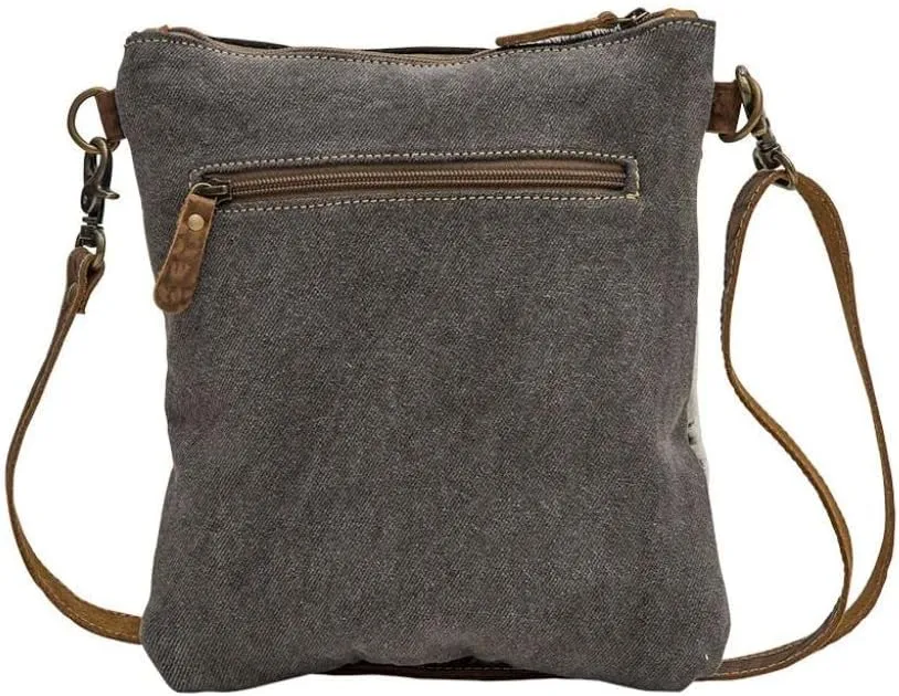 Myra Bag Roger Canvas and Cowhair Crossbody Bag S-6783