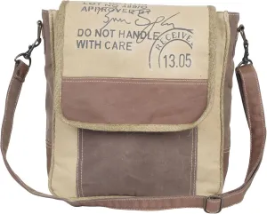 Myra Bag Western Leather Shoulder Bag for Women - Upcycled Canvas Crossbody Bag Selcouth