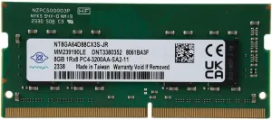 NANYA 8GB PC4-25600 DDR4-3200MHZ SODIMM Notebook PC Ram (CL22, Non-ECC, 260-Pin, Intel and AMD Compatible) Laptop Memory