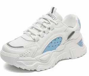 NCNDB Women's Mesh Breathable Walking Sneakers Platform Casual Sports Shoes