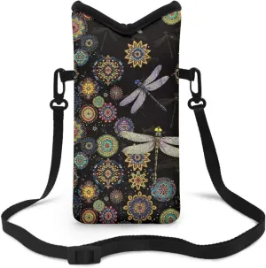 Neoprene Small Crossbody Bag with Adjustable Strap Water-Resistant Portable Cellphone Pouch for Travel, Outings
