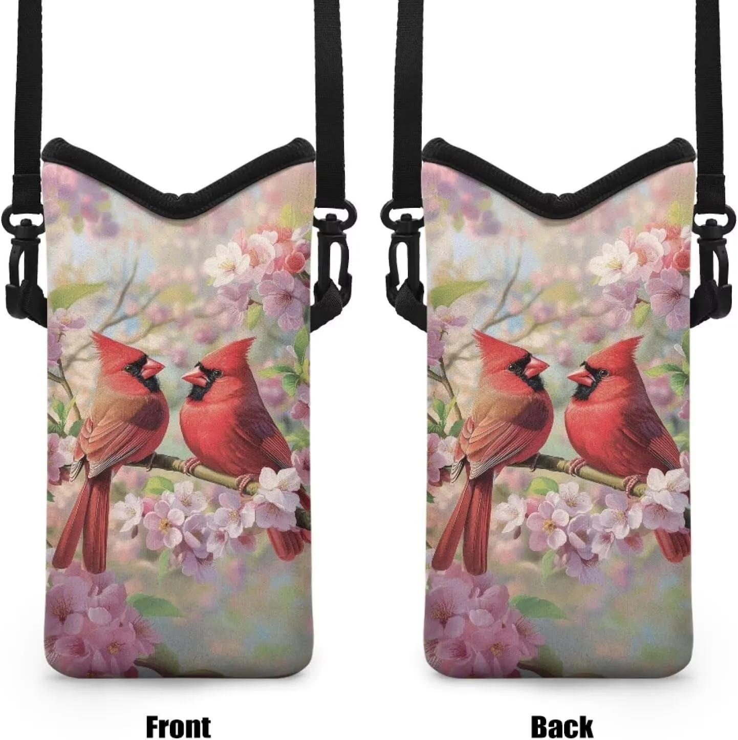 Neoprene Small Crossbody Bag with Adjustable Strap Water-Resistant Portable Cellphone Pouch for Travel, Outings