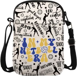 Netball Lovers Crossbody Bag Best Netball Player Coach Gift Netball Competition Gift In My Netball Era Carry On Bag