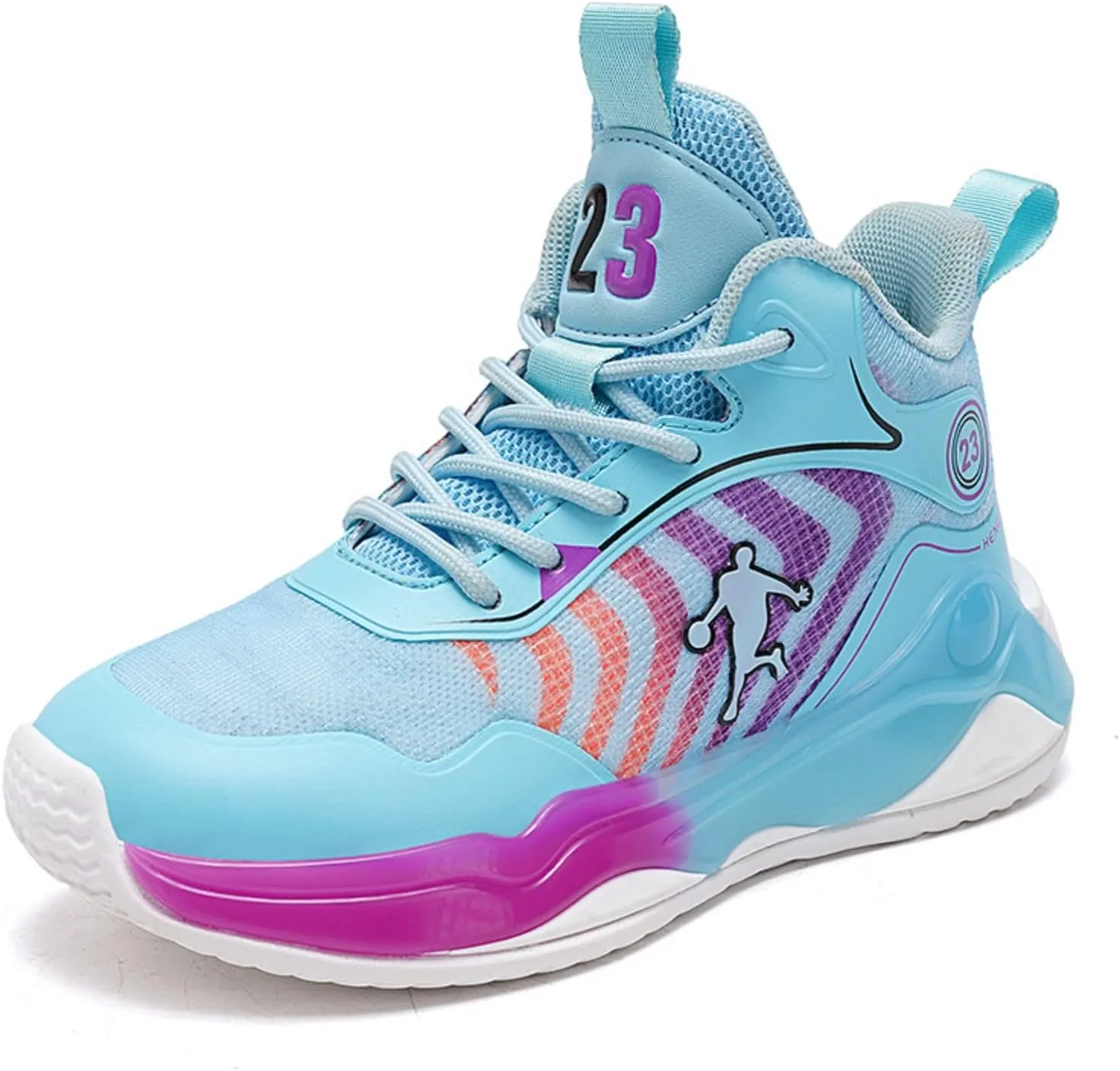 New Children's Non Slip Sports Basketball Shoes