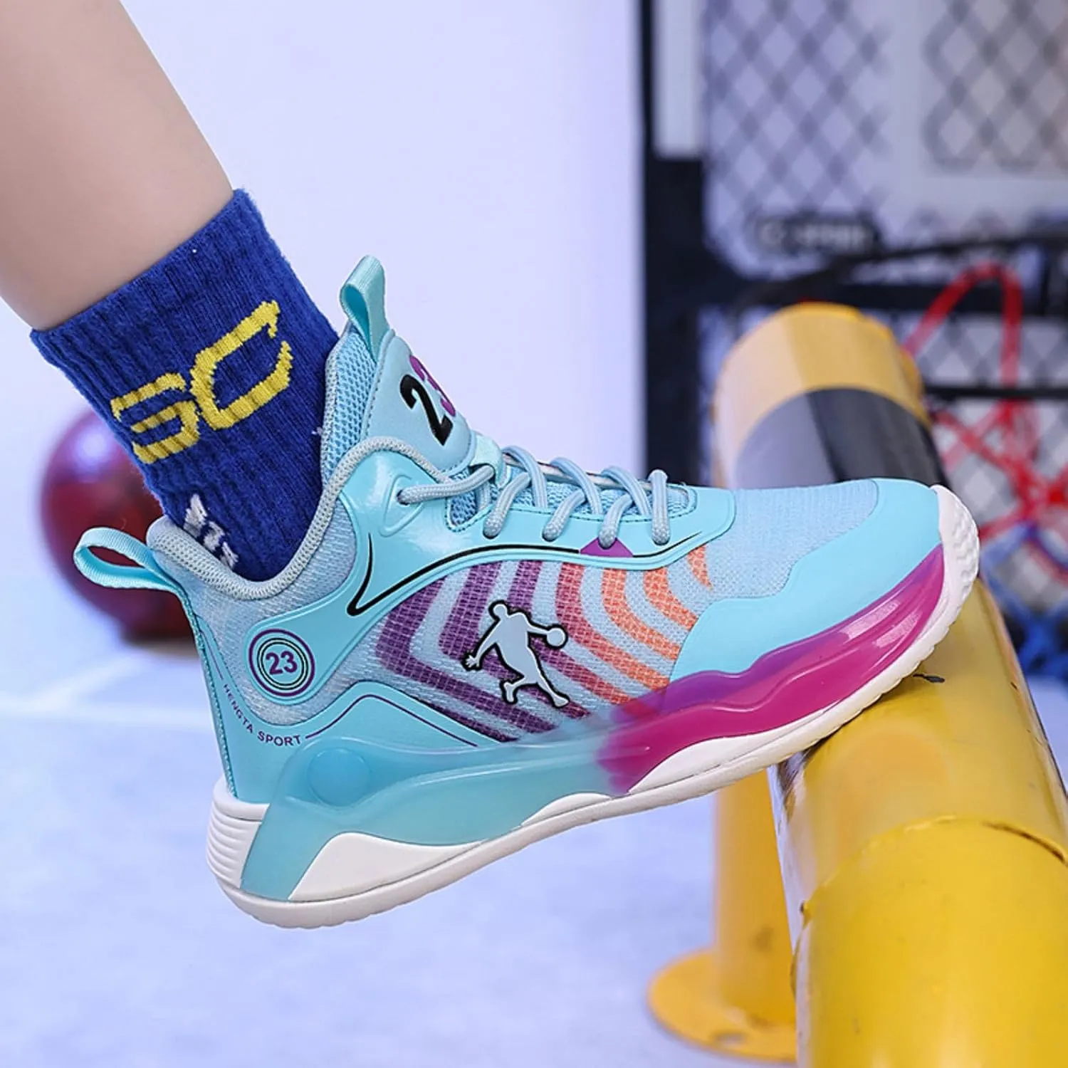 New Children's Non Slip Sports Basketball Shoes
