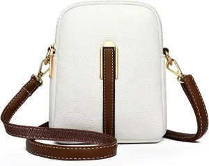New Lychee Grain Leather Phone Bag, Women Small Cross Body Bag, Fashion Travel Wallet for Women