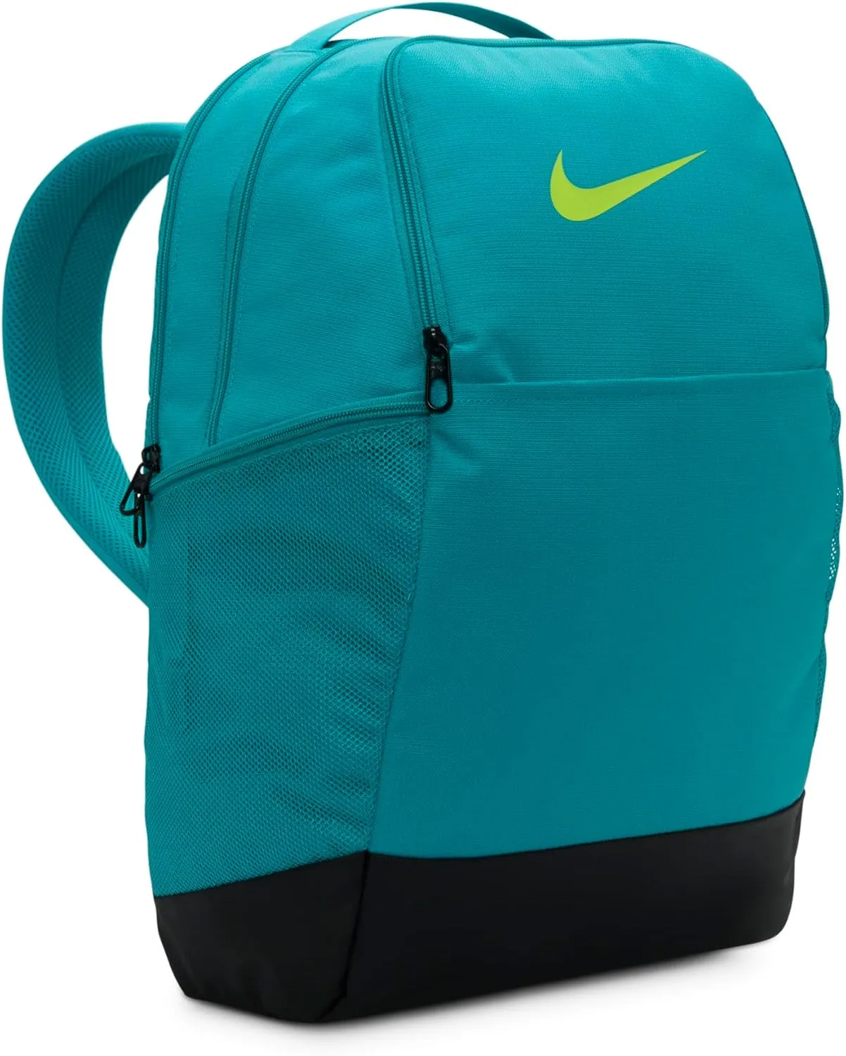Nike Brasilia Adult Unisex Training Backpack (Medium, 24L) (Dusty Cactus/Black/Volt)