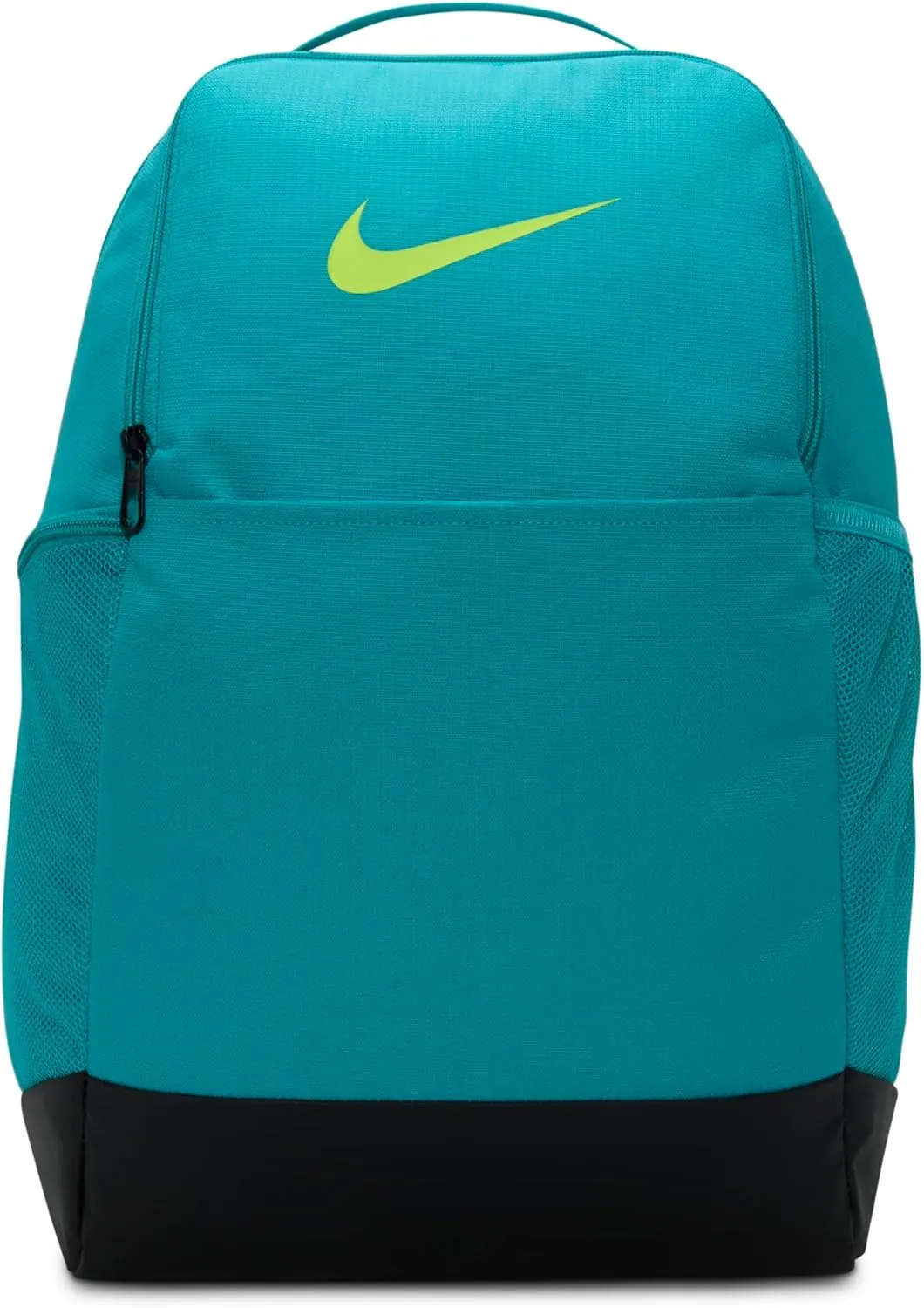 Nike Brasilia Adult Unisex Training Backpack (Medium, 24L) (Dusty Cactus/Black/Volt)