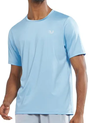 NORTHYAD Men's Athletic Shirts Workout Running Short Sleeve T-Shirt Quick Dry Lightweight Gym Tee Tops