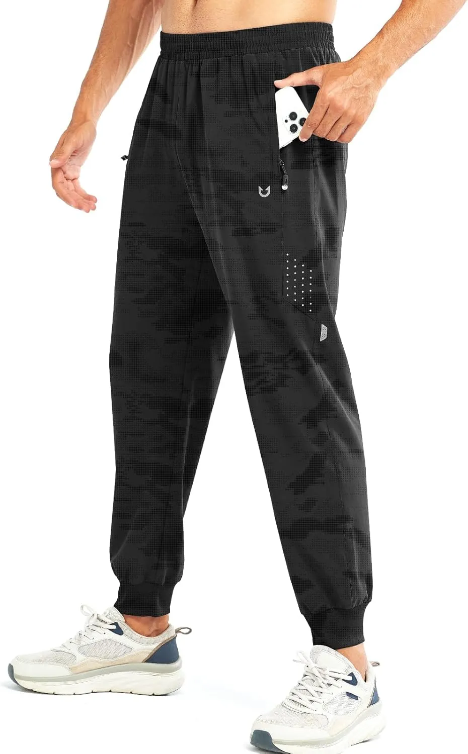 NORTHYARD Men's Athletic Running Pants Lightweight Workout Joggers Quick Dry Gym Sweatpants Active Sports Track Training