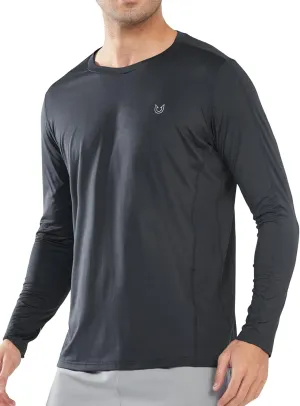 NORTHYARD Men's Sun Protection Shirts Long Sleeve Swim Fishing UPF 50  Shirt UV Hiking Lightweight Rash Guard Athletic