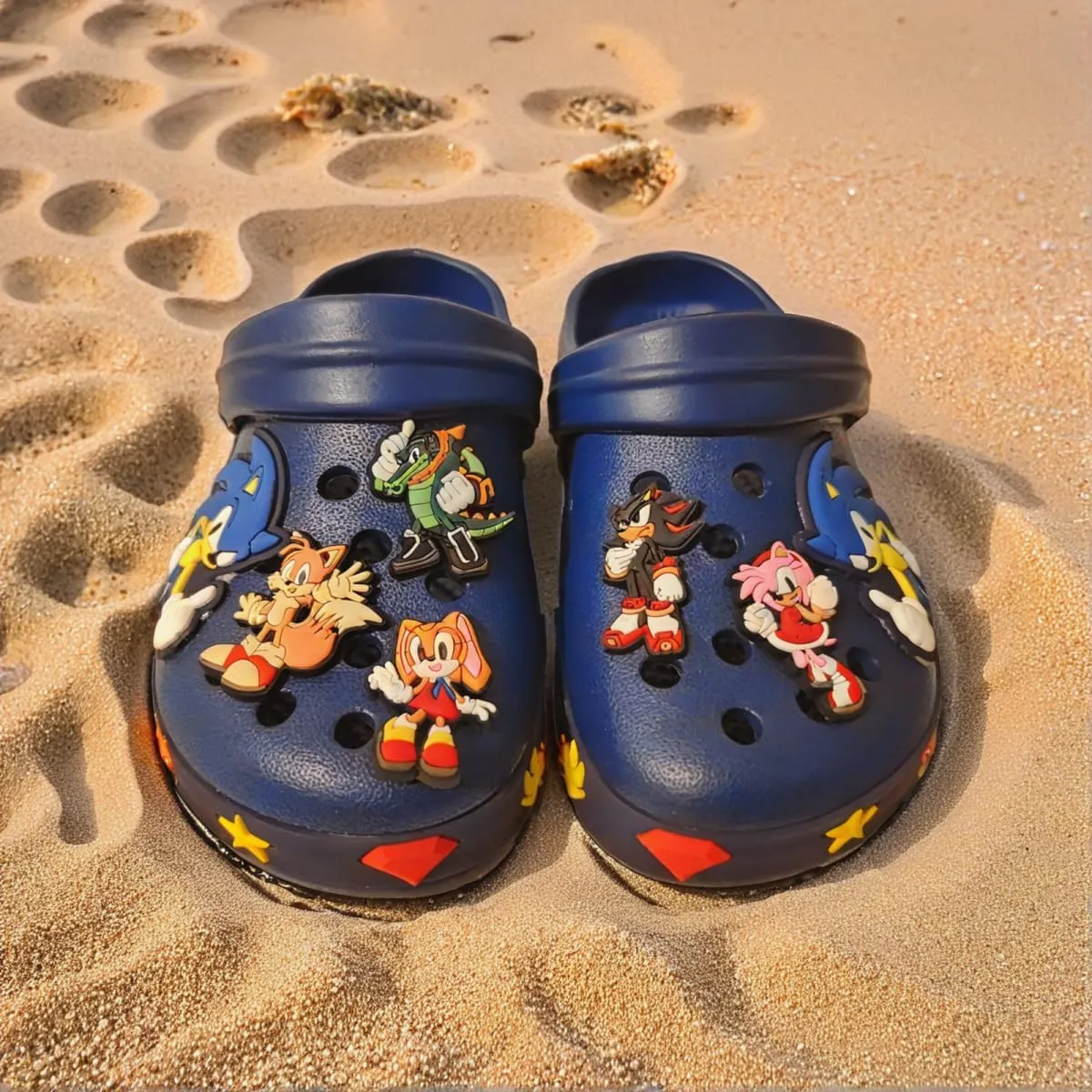 Novelty Kids Anime Cute Garden Shoes Toddler Cartoon Clogs Sandals,Boys Girls Non-Slip Water Shoes Beach Slippers