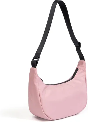 Nylon Crescent Bag, Casual Crossbody Bag for Women Men, Shoulder Dumpling Bag with Adjustable Strap