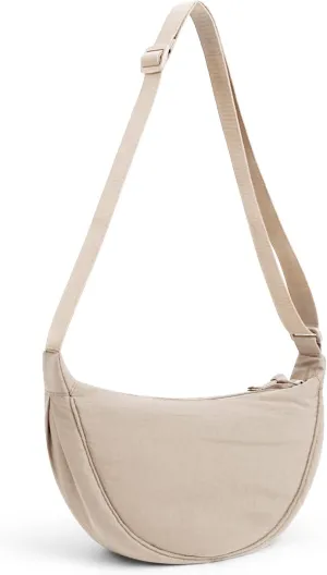 Nylon Crescent Bag Small Sling Crossbody Bag for Women Men Lightweight Shoulder Bag with Adjustable Strap