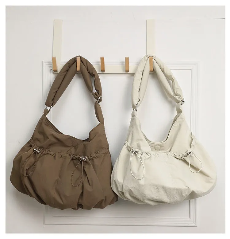 Nylon fold bag large-capacity crossbody bag