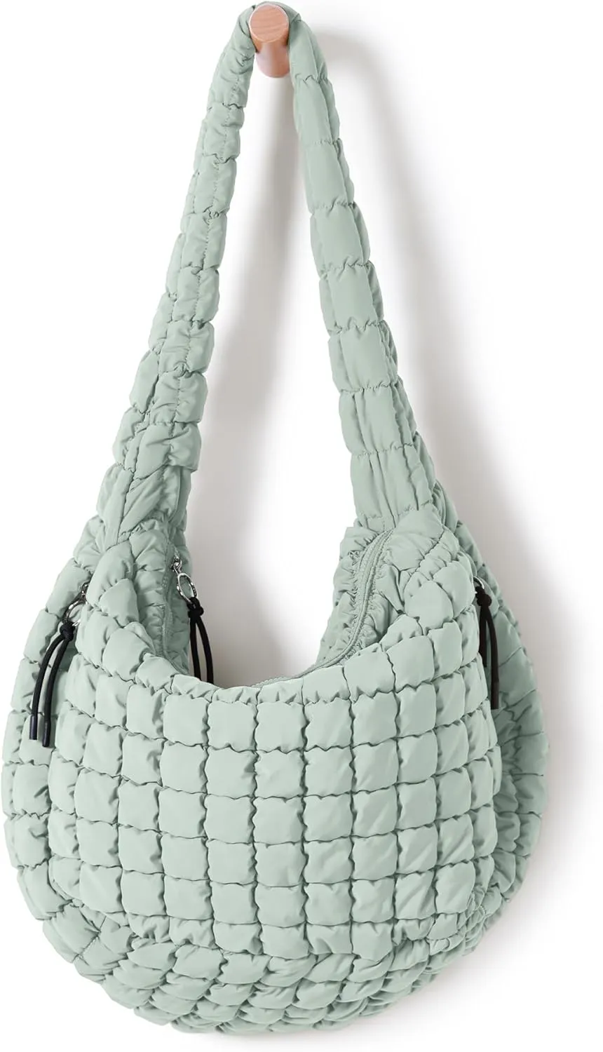 ODODOS Quilted Carryall Tote Bag for Women Crossbody Large Hobo Lightweight Padding Shoulder Bag