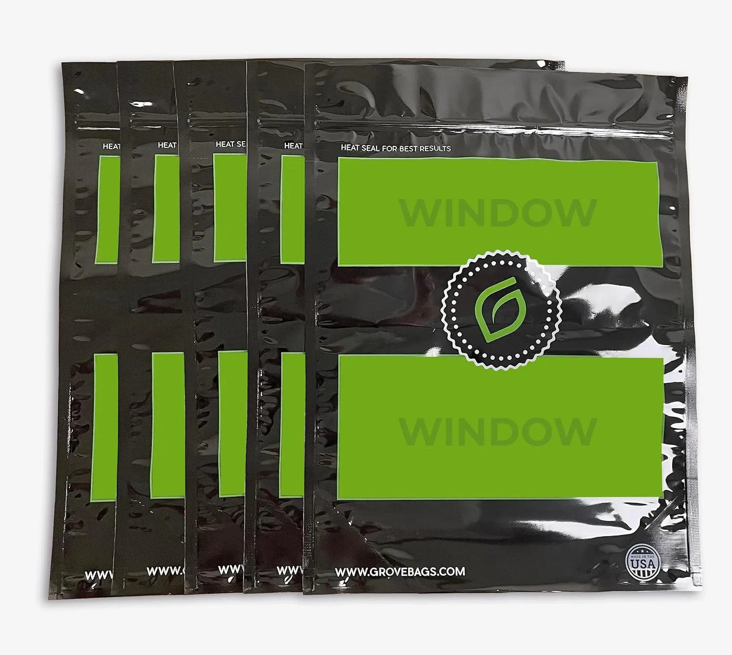 Official Grove Bags 1lb 5-Pack - (5) 1lb Terploc Pouches