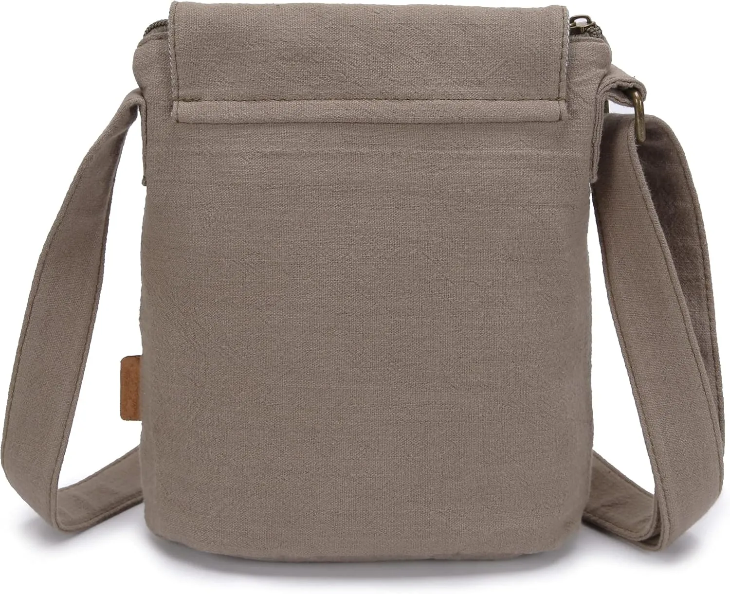 OPQRSTU Women's Retro Small Size Canvas Shoulder Bag Hippie Boho Crossbody Handbag