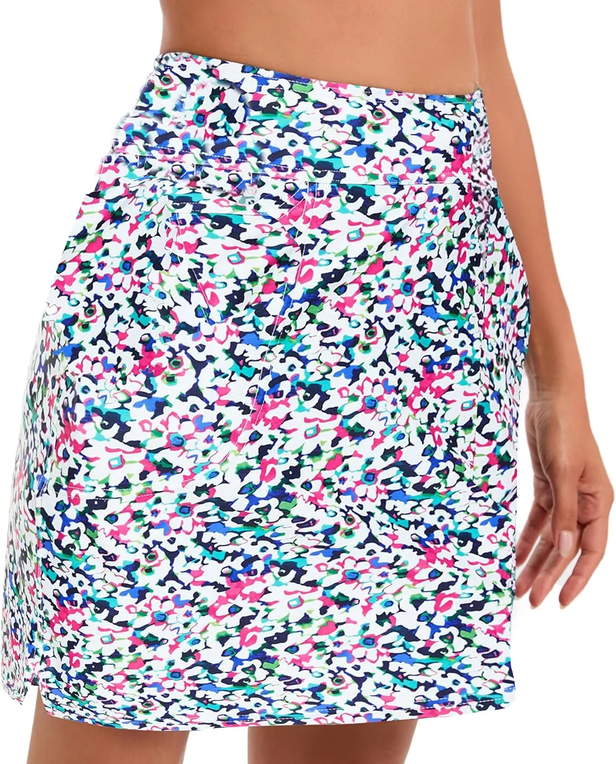 Oyamiki Women's Active Athletic Skort Lightweight Tennis Skirt Perfect for Running Training Sports Golf