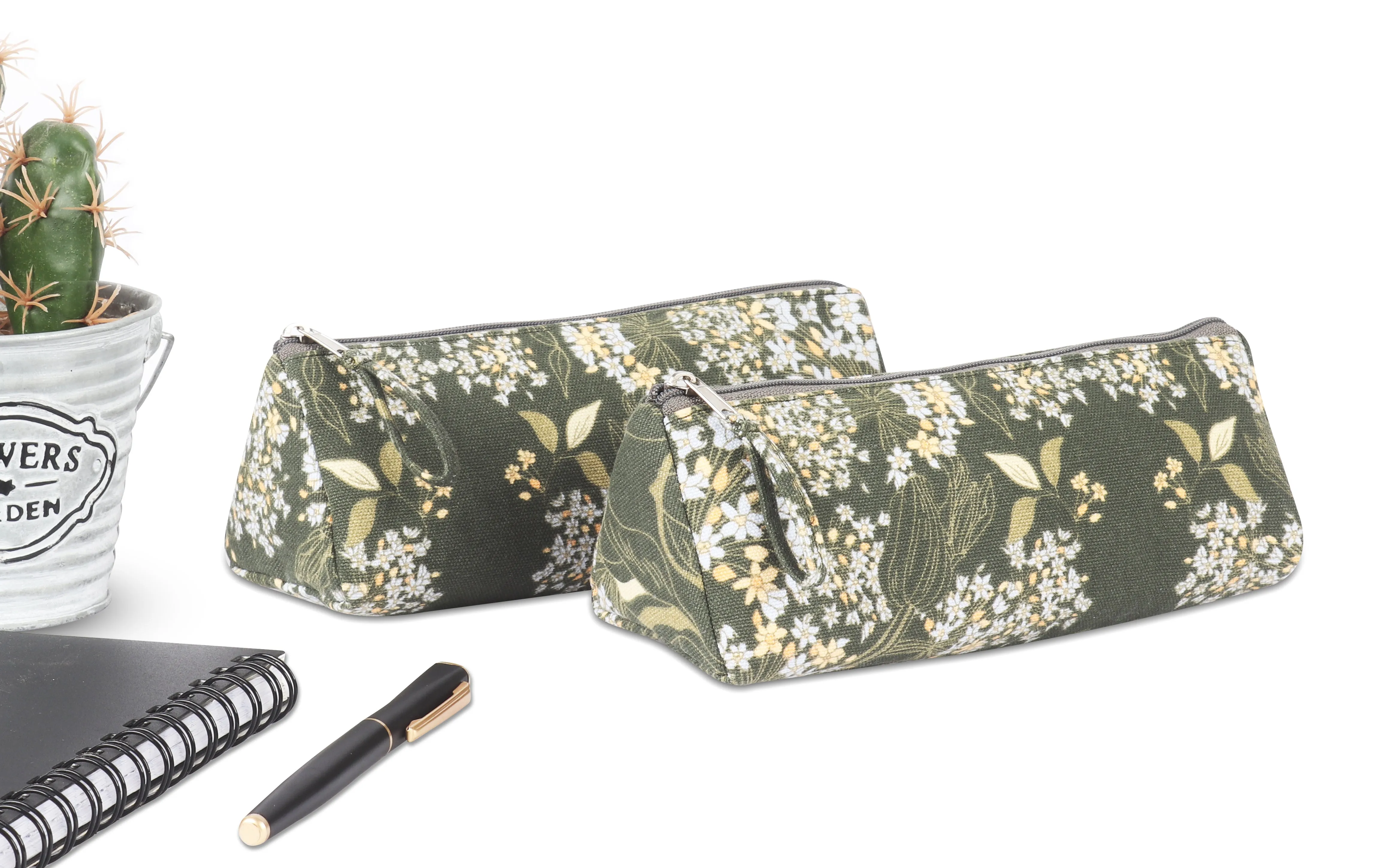 pcs of Supportive 2 Cotton Pencil Shockproof Pouches Pack -