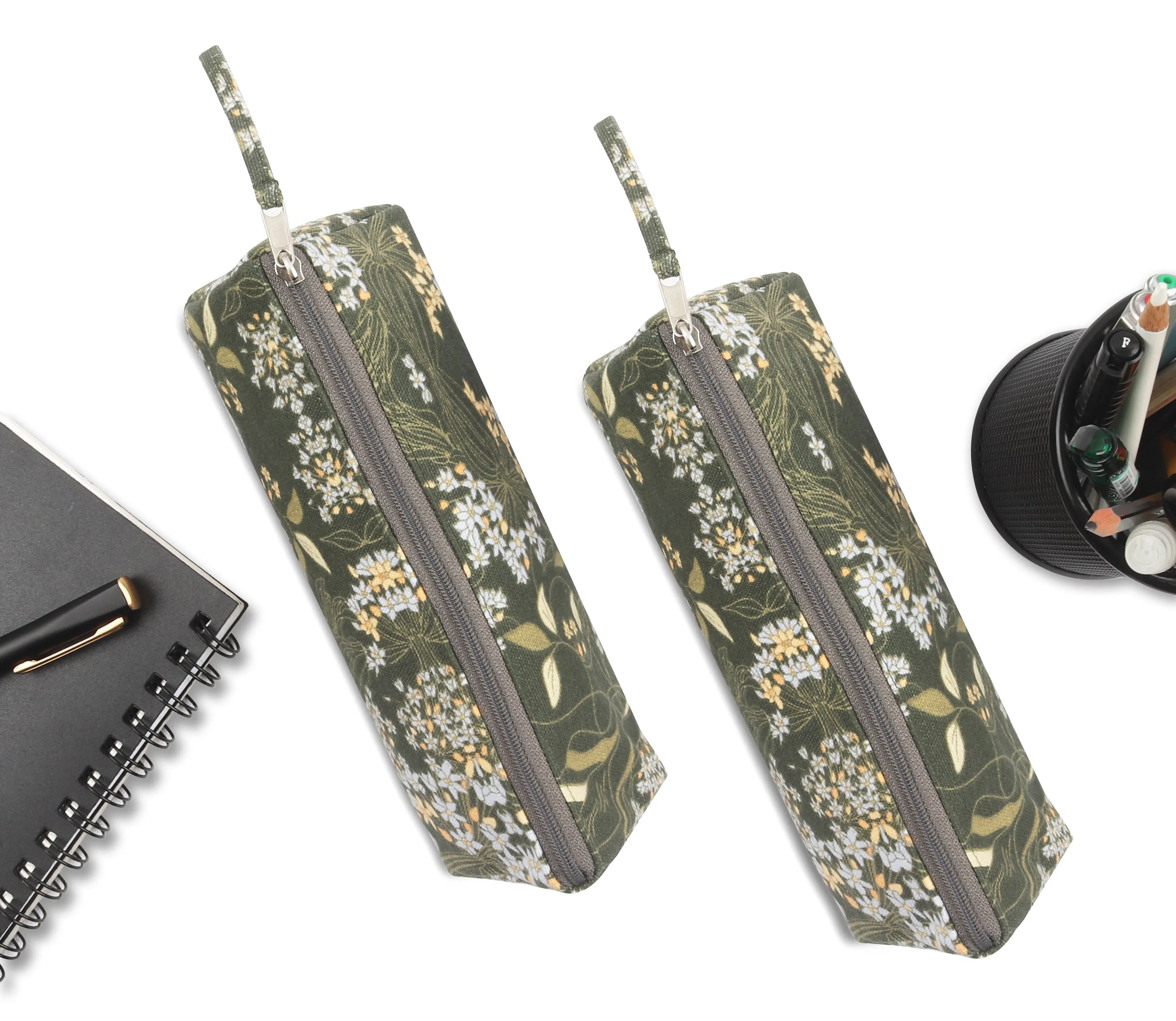 pcs of Supportive 2 Cotton Pencil Shockproof Pouches Pack -
