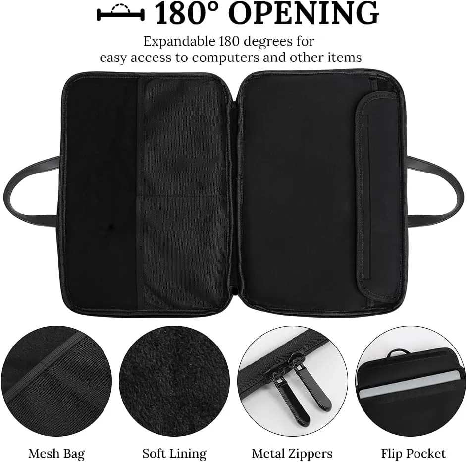 Penguin Bird Handheld Single Shoulder Crossbody Laptop Bag Unisex