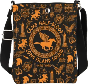 Percy Inspired Crossbody Bag Percy Jackson Gift Bookish Gift Camp Half Blood Gift Percy Fan Gift