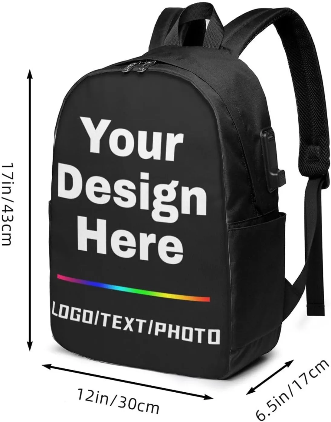 Personalized Backpacks For Men Women Customize Laptop Backpack For Men Women Custom Backpack Customized Travel Computer Bookbag