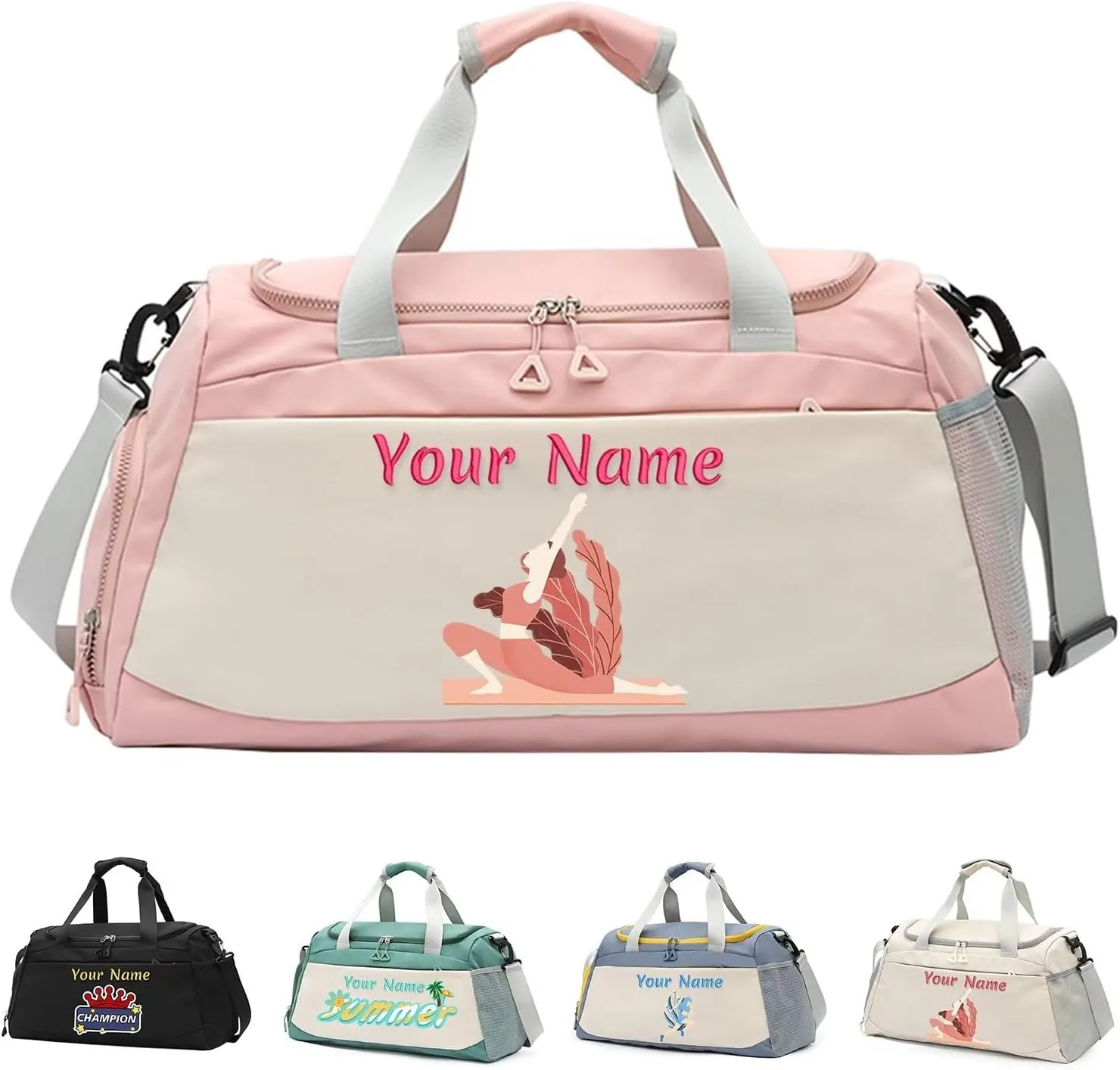 Personalized Duffel Bag Customized Sports Bags Personalized Sports Bag with name Customized Dance Bag for Men and Women