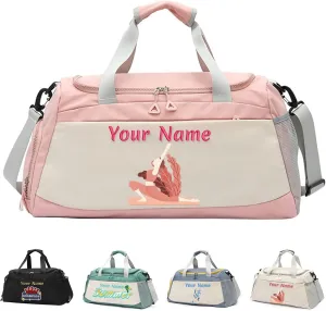 Personalized Duffel Bag Customized Sports Bags Personalized Sports Bag with name Customized Dance Bag for Men and Women