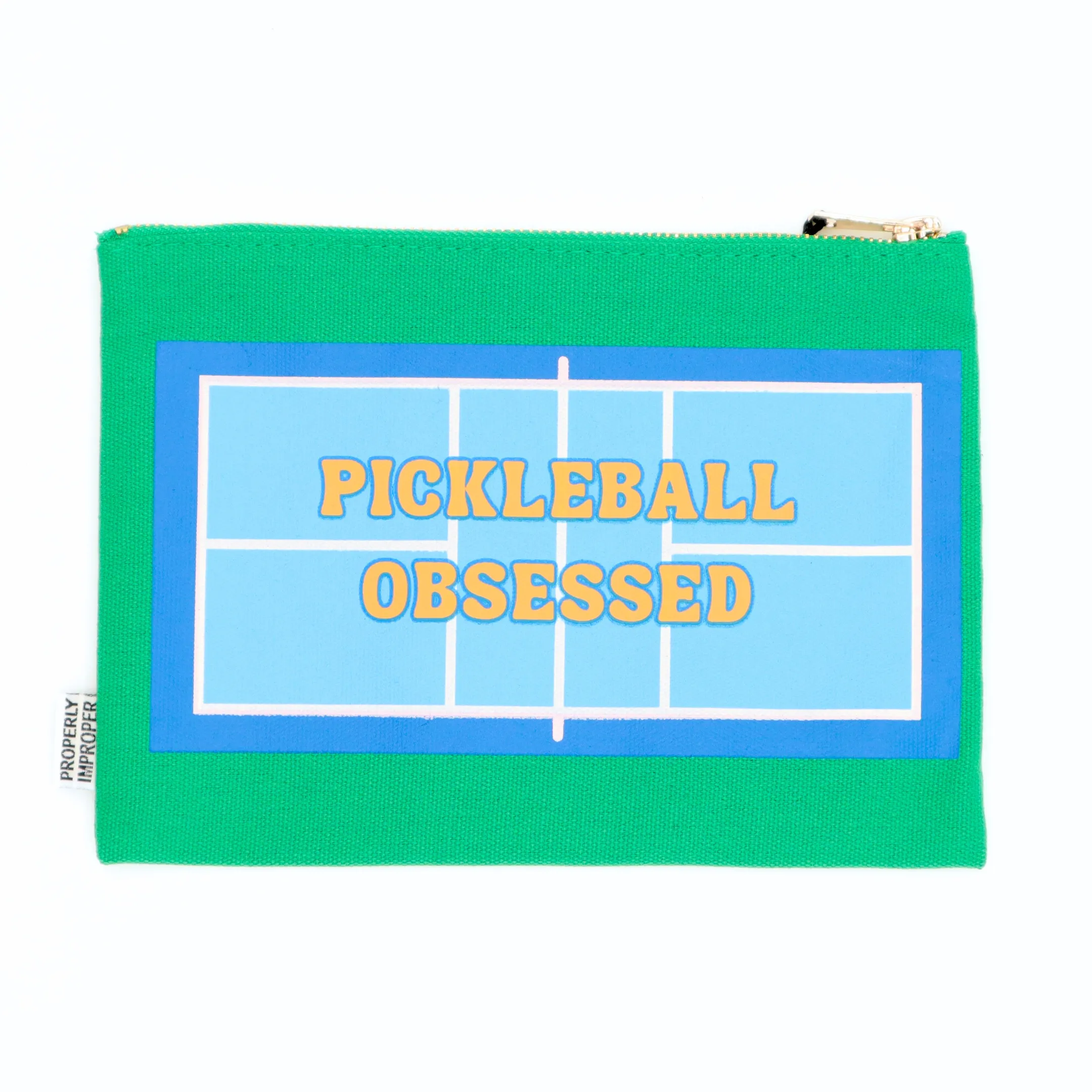 Pickleball Obsessed Canvas Pouch